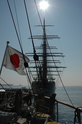 日本丸から見た海王丸