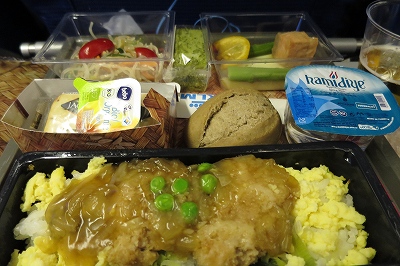 KLMオランダ航空　機内食
