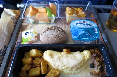 KLMオランダ航空　機内食