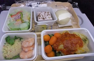 デルタ航空機内食