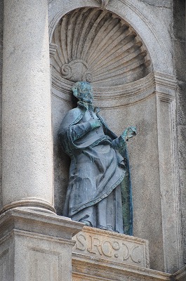 聖ポール天主堂跡　フランシスコ・ザビエル像