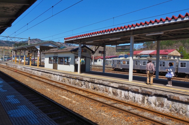 大鰐温泉駅のホーム4