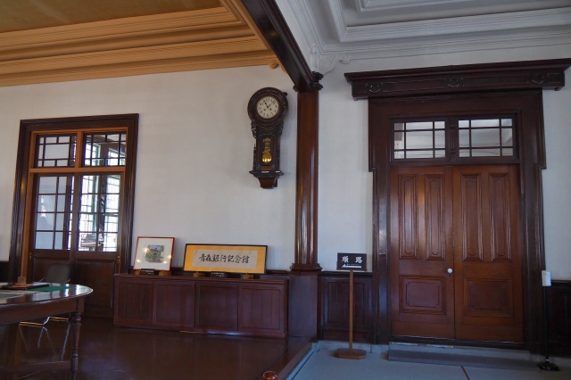 頭取室へのドア