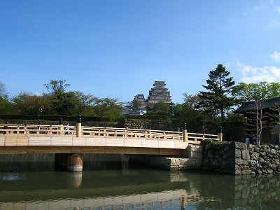 桜門橋と姫路城