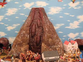 チョコレートの火山