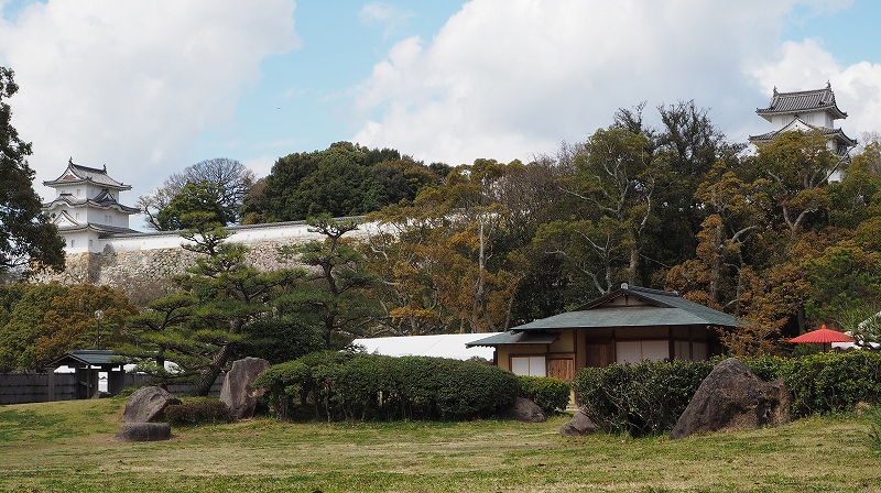 明石城武蔵の庭園