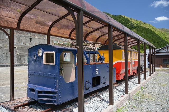 神子畑選鉱場跡 一円電車