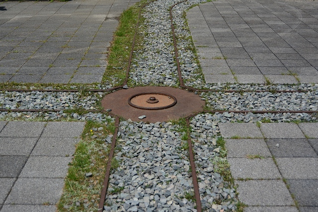 神子畑選鉱場跡 一円電車