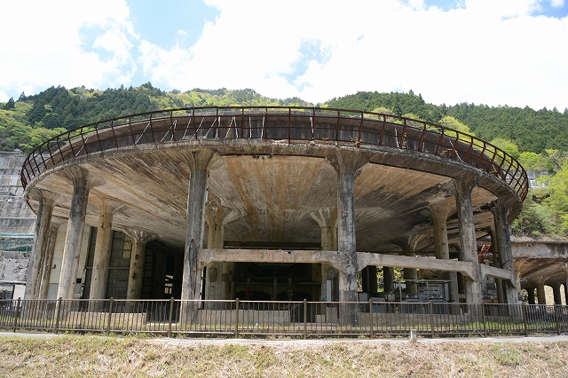 神子畑選鉱場跡 シックナー
