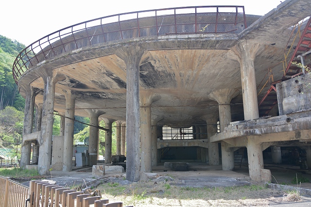 神子畑選鉱場跡 シックナー