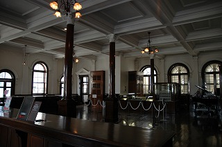 旧香港上海銀行長崎支店記念館内部