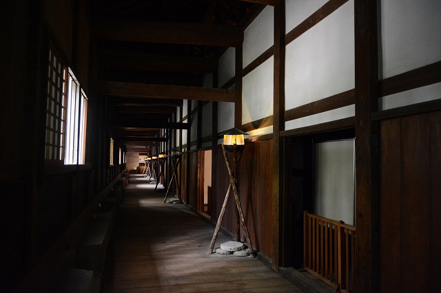 大阪城　続櫓(多聞櫓)内部