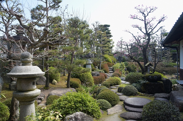 五個荘近江商人屋敷　中江準五郎邸　庭園