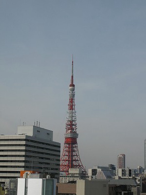 三井ガーデンホテル汐留イタリア街　部屋からの東京タワー