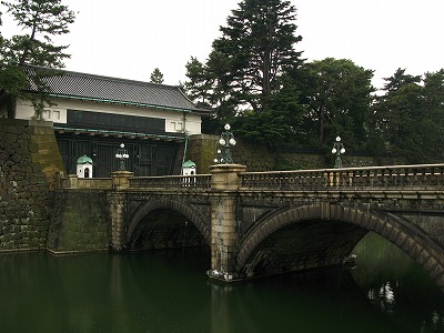皇居正門と皇居正門石橋