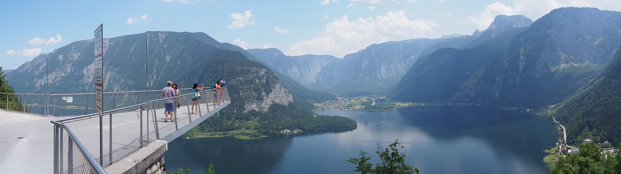 ハルシュタットスカイウォーク展望台　パノラマ