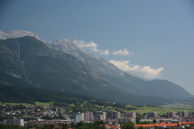 アドラースホテルの部屋からの眺望