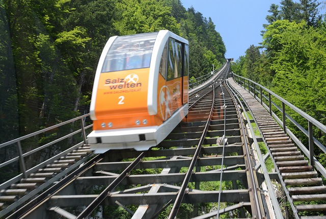 ハルシュタット　ケーブルカー