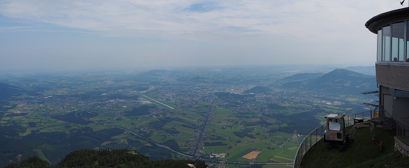 ウンタースベルク山からの眺望　ザルツブルク