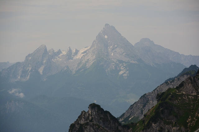 ウンタースベルク山からの眺望　ヴァッツマン