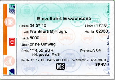 ドイツ鉄道チケット