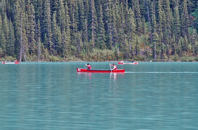 レイク・ルイーズ湖面