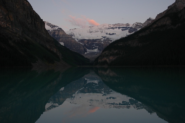 レイク・ルイーズの夜明け6