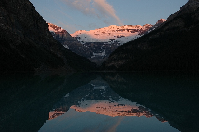 レイク・ルイーズの夜明け9