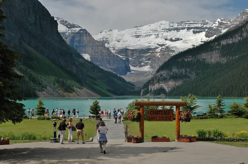 レイク・ルイーズ湖畔１