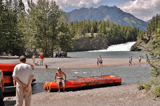 ラフィティング出発地点