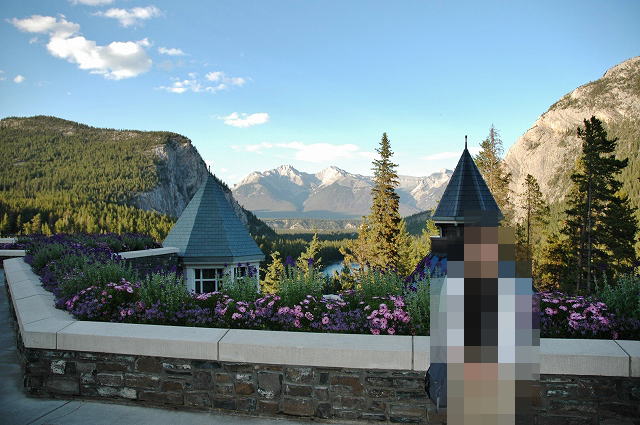 バンフ夕食散歩２