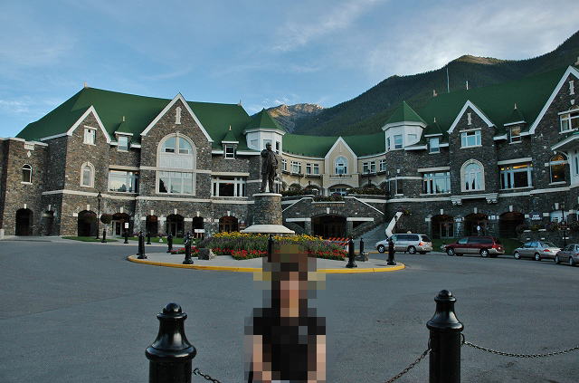 バンフ夕食散歩１１