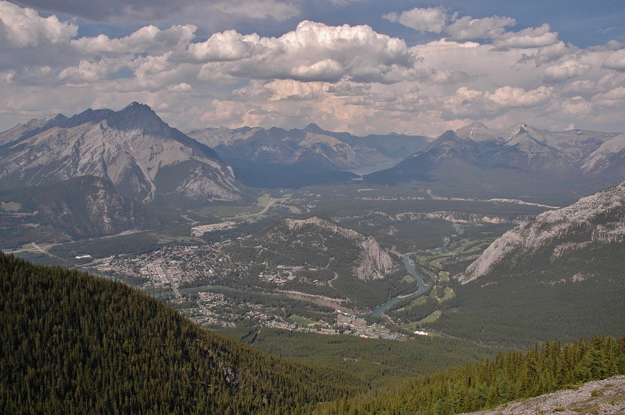 サルファー山からのバンフ1