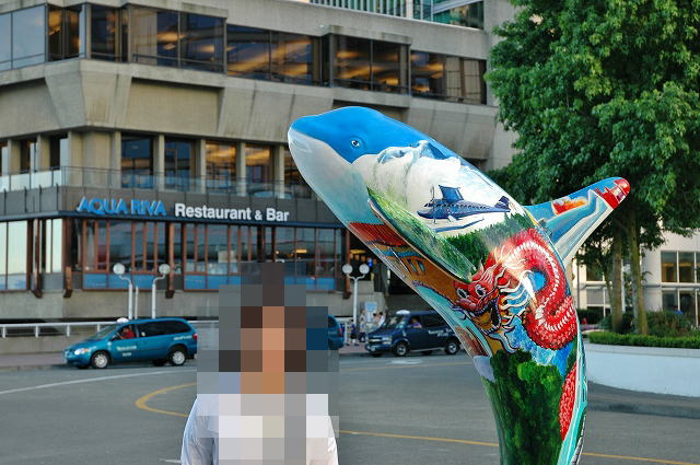 シャチのオブジェ