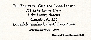 シャトーレイク・ルイーズロゴ２