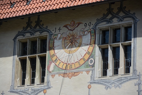 フュッセン　ホーエス城日時計