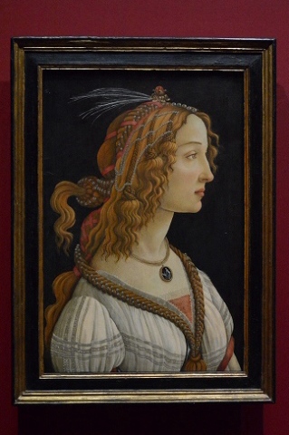 若い女の肖像「ボッティチェリ」