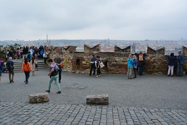 プラハ城　東門の展望台