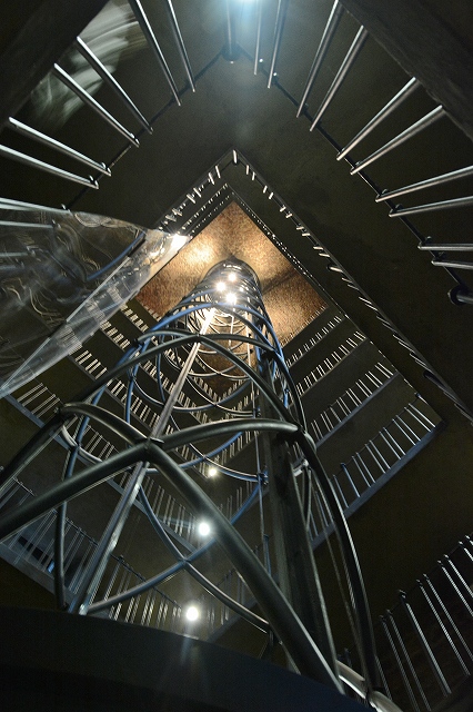旧市庁舎の塔のエレベーター