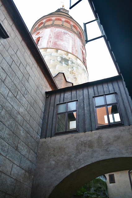 チェスキー・クルムロフ城　塔