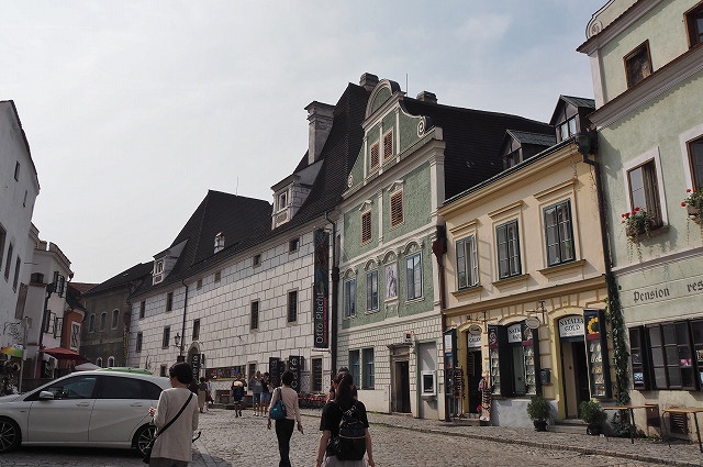 チェスキー・クルムロフ　シロカー通り