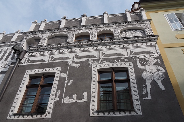 チェスキー・クルムロフ　パンスカー通り