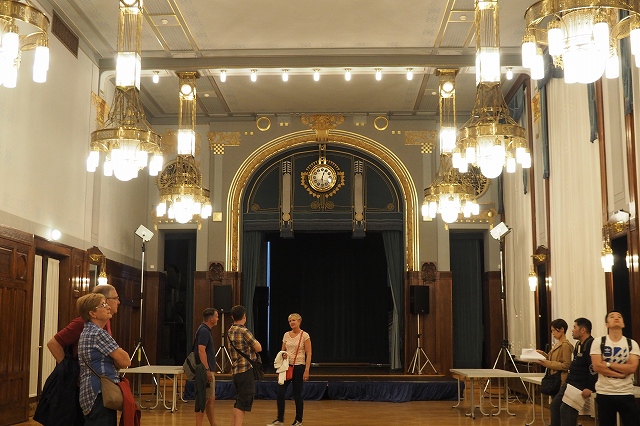 市民会館ガイドツアー　スラトコフスキーホール