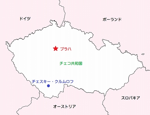 チェコ共和国地図