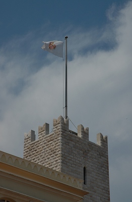 大公宮殿の旗