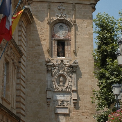 エクス－市庁舎の鐘楼時計台