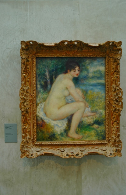 ルノアール　「風景の中の裸婦」