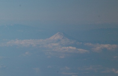 飛行機よりの富士山