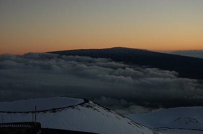 マウナ・ケア山頂　サンセット