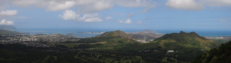 ヌアヌパリ展望台からの眺望